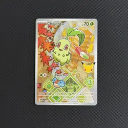 Pokemon TCG Promo Chikorita First Partner Illustration Collection Series 2 046 - Image 1