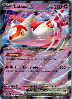 Latias ex 076/191 Double Rare Pokemon Holo NM/M - Image 1