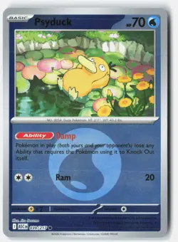 Psyduck (Energy Symbol Pattern) 039/217 Ascended Heroes Pokemon Reverse Holo LP - Image 1