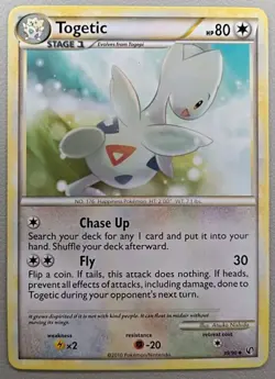 Togepi 70/90 & Togetic 39/90 Undaunted Pokemon TCG Evolution Lot LP - Image 4