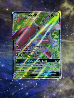 Lurantis GX 138/149 Sun Moon Base Holo Ultra Rare Full Art Pokemon NM NEAR MINT - Image 1