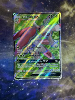 Lurantis GX 138/149 Sun Moon Base Holo Ultra Rare Full Art Pokemon NM NEAR MINT - Image 3
