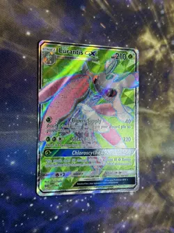 Lurantis GX 138/149 Sun Moon Base Holo Ultra Rare Full Art Pokemon NM NEAR MINT - Image 4