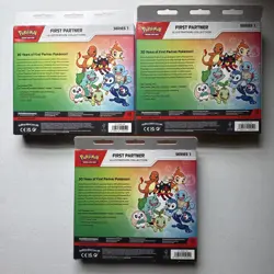 3x First Partner Illustration Collection Series 1 Boxes: Pokemon - New & Sealed - Image 2