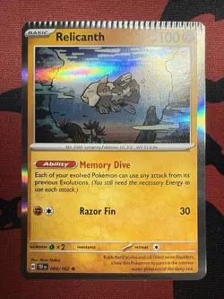CRIMP ERROR Pokemon Temporal Forces Relicanth Holo Rare 084/162 TCG NM - Image 1