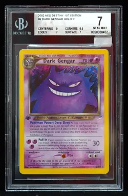Gengar #6/105 Neo Destiny 1st Edition BGS 7 Pokemon Card - Image 1