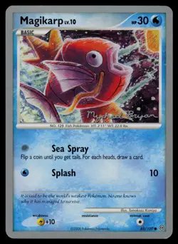 Magikarp (Mychael Bryan) 65/100 Common World Championship Decks Pokemon LP - Image 1