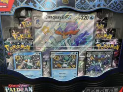 pokemon paldean fates premium collection box- Quaquaval Ex. - Image 2