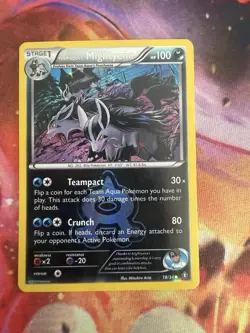 Pokemon Team Aqua's Mightyena Double Crisis 18/34 Reverse Holo - Image 1