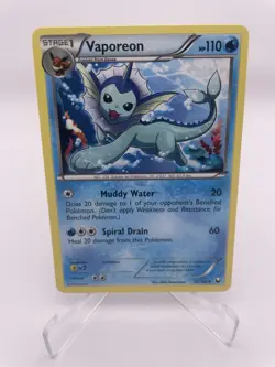 Vaporeon 25/108 - Pokemon TCG Dark Explorers Uncommon Black & White NM - Image 1