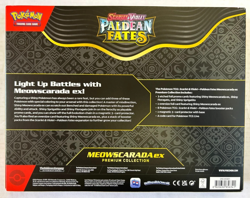 Pokemon TCG Paldean Fates Meowscarada EX Premium Collection Sealed English - Image 2