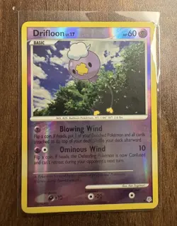 Drifloon 46/130 Diamond & Pearl Reverse Holo Basic Pokemon TCG 2007 Englisn LP - Image 1
