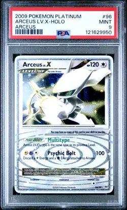 PSA 9 Pokemon TCG Arceus Lv.X 96/99 Arceus Holo Ultra Rare - Image 1