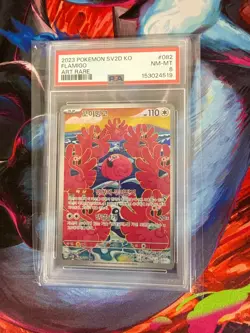 2023 Pokemon Flamigo 082/071 AR sv2D Clay Burst Korean PSA 8 NM-MT - Image 1