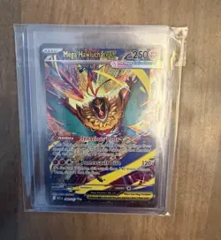 Mega Hawlucha EX 283/217 Secret Rare Holo Full Art Ancient Origins 250 HP - Image 1