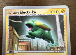 Team Aqua's Electrike Pokemon TCG | Chris Fulop 2004 World Championships | NM - Image 3