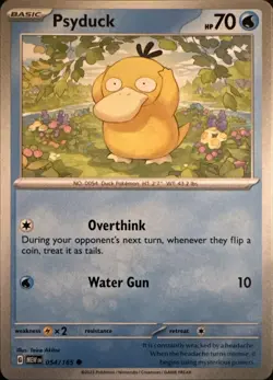 Psyduck 054/165 Common 151 Pokemon Near Mint - Image 1