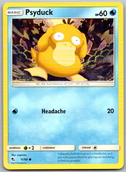 Psyduck 11/68 Common Hidden Fates Pokemon Near Mint - Image 1