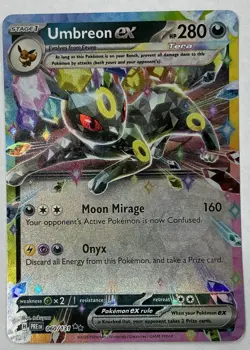 Umbreon ex 060/131 Double Rare Prismatic Evolutions Pokemon Near Mint - Image 1