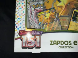 Pokemon TCG S&V Scarlet & Violet 151 Zapdos EX Collection Box - Image 3