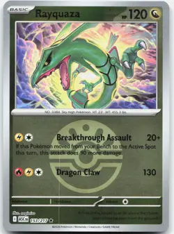 Rayquaza (Friend Ball) 153/217 Rare Ascended Heroes Pokemon Reverse Holo NM - Image 1