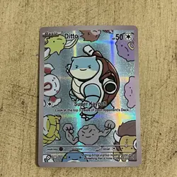 After Skool Hobby Ditto Blastoise 04 Series 2 Pokemon Fan Art Genetic Mystery - Image 1