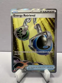 Pokemon TCG Energy Retrieval 108/086 CRI Full Art, NM - Image 1