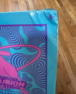 Fusion Strike Pokemon Center Elite Trainer Box ETB – Sealed Box Damage - Image 2