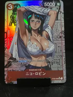 Nico Robin One Piece Waifu Holo Anime Card Manga Style Collectible - Image 1