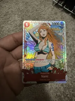 One Piece Nami St01-007 (TR) Treasure Rare Wings of the Captain (Op06) NM Red - Image 1