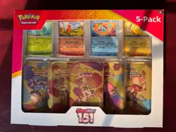 Pokemon TCG Scarlet & Violet 151 Mini Tins Costco Bundle, 5 Pack - Sealed - Image 1
