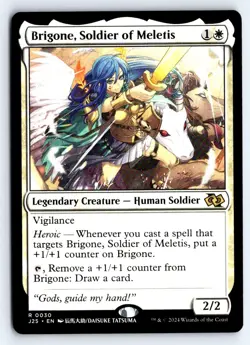 Brigone, Soldier of Meletis (Anime) 30 Foundations Jumpstart Magic NM - Image 1