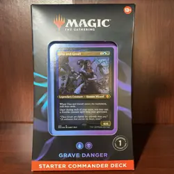 Magic: The Gathering Starter Commander Deck – Grave Danger (Blue-Black) | Ready- - Image 1