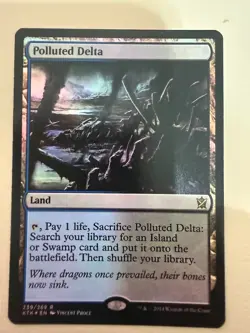 Polluted Delta - Khans of Tarkir - *Foil* NM - Image 1