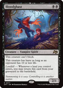 Bloodghast [Aetherdrift] #0077 MTG Magic - Image 1