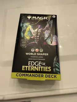 Magic The Gathering Edge of Eternities Commander Deck World Shaper MTG New - Image 1