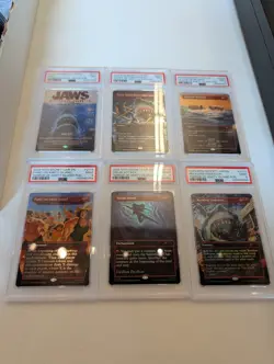 Magic the Gathering MTG Secret Lair x Jaws Terror of Amity Island​ (Foil) PSA 9 - Image 2