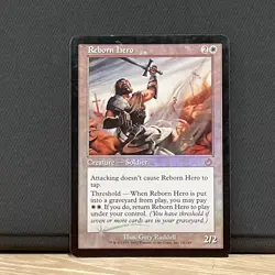 MTG Magic the Gathering- REBORN HERO, Torment, FOIL - Image 1