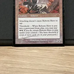 MTG Magic the Gathering- REBORN HERO, Torment, FOIL - Image 2