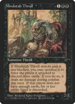 Mindstab Thrull (40a) – Fallen Empires FEM – MTG Magic the Gathering - Image 1