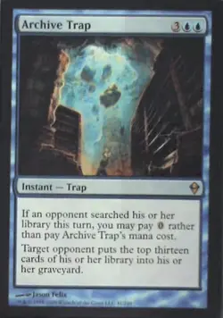 Archive Trap - Zendikar: #41, Magic: The Gathering Nm C339 - Image 1