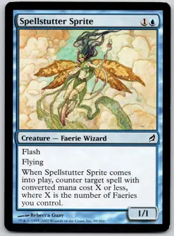 Spellstutter Sprite 89 Common Lorwyn Magic: The Gathering Lightly Played - Image 1