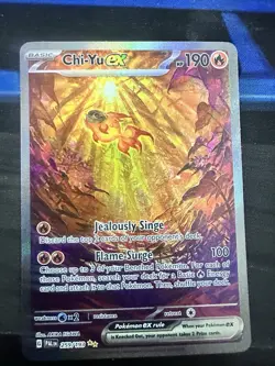 Pokemon Chi-Yu EX 259/193 Special Illustration Rare Paldea Evolved NM+ - Image 1