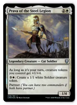 Prava of the Steel Legion 38 Commander Legends Foil NM - Image 1