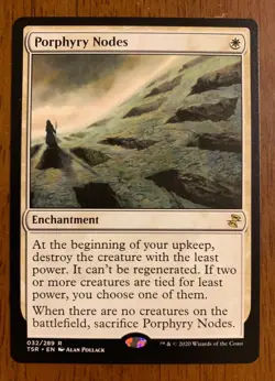 Porphyry Nodes - MTG Magic Card - Time Spiral Remastered TSR - Image 1