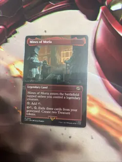 Mtg Mines Of Moria BORDERLESS - UB The LotR Tales Of Middle-earth + Bonus Foils - Image 3