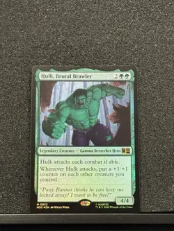 Hulk, Brutal Brawler - Foil - Commander: Marvel Super Heroes (MSC) - Image 1