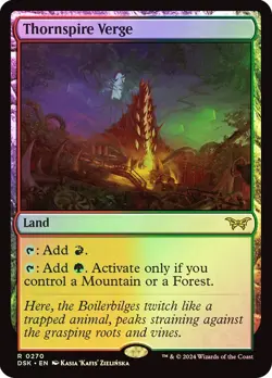 Thornspire Verge Foil Duskmourn: House of Horror NM MTG - Image 1