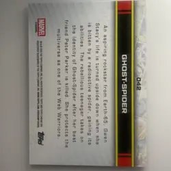 2026 Topps Chrome Marvel - Ghost Spider #42 /299 Web Refractor Card - Image 2
