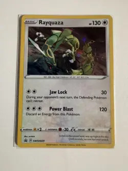 Pokemon TCG Rayquaza Sword & Shield Swsh029 Holo Promo - Image 1